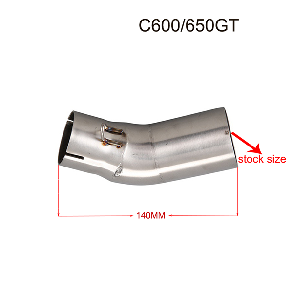 BMW C600/650GT Middle Pipe 51mm Modified Motorcycle Exhaust Link Pipe